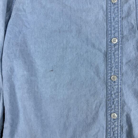 VINTAGE Tom and Jerry Shirt Womens Small Blue Denim Embroidered Warner Bros 90s - Picture 3 of 14